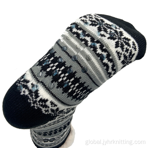 Thermal Slipper Socks With Grips Winter Warm Non Slip Soft Fluffy Slipper Socks Factory